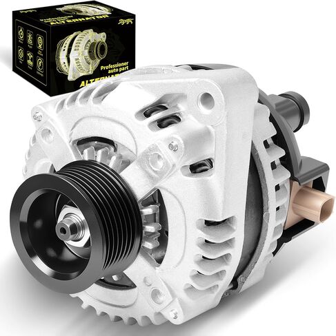 Oktiger Alternator for Honda Accord 2008 2009 2010 2011 2012 Ex Lx Ex-l Lx-p Lx-s Se 2.4L, for Acura Tsx 2009-2014, 2.4L L4 12V 130A Clockwise 7-Groove Pulley, OE 31100-R40-A01 in Kuwait