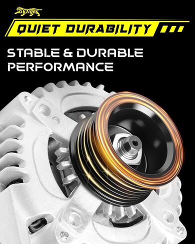 Oktiger Alternator for Honda Accord 2008 2009 2010 2011 2012 Ex Lx Ex-l Lx-p Lx-s Se 2.4L, for Acura Tsx 2009-2014, 2.4L L4 12V 130A Clockwise 7-Groove Pulley, OE 31100-R40-A01 in Kuwait