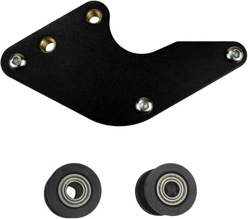 Motorcycle Aluminum with Plastic Chain Guard Guide + Chain Rollers Wheels Protector Chain Roller Replacement for TTR SSR XR CRF KLX 50 70 110 125 140 150 160cc Pit Dirt Bike ATV Motorbike (Black) in Saudi Arabia