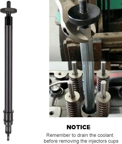 For Detroit Diesel DD13 DD15 DD16 Injector Cup Tool Nozzle Tube Remover and Installer Tool Alternative to OEM J-47388-A W470589000700 in Saudi Arabia