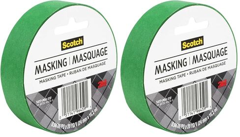 Scotch Expressions Masking Tape, 3" Core, 0.94" X 20 Yds, Primary Green in Kuwait