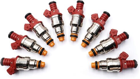 8 x Fuel Injectors compatible with 1993-1998 BMW 530i / 540i / 740i / 740il / 840ci 3.0L 4.0L 4.4L V8 Replace OEM 0280150778, 1466396, 13641466396, 16-1074, 57739, 852-12140, 800-1152N, FJ154 in Saudi Arabia