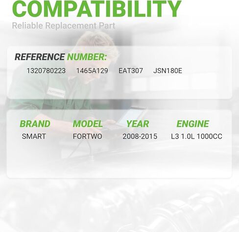Fuel Injectors Set of 3 Compatible with Smart Fortwo 1.0L L3 GAS 1000CC, 2008 2009 2010 2011 2012 2013 2014 2015# Replace 1320780223 1465A129 EAT307 JSN180E in Kuwait