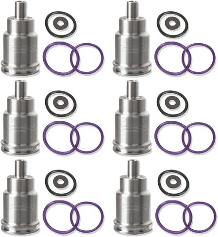 حاقن الوقود الصلب كم كأس مجموعة 6 قطعة لفولفو D11 D13 D16 ، ل MACK MP7 MP8 MP10 w/O حلقة استبدال 21515329 21401136 85137065 7421515329 in Kuwait