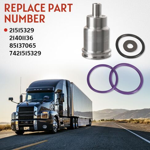 حاقن الوقود الصلب كم كأس مجموعة 6 قطعة لفولفو D11 D13 D16 ، ل MACK MP7 MP8 MP10 w/O حلقة استبدال 21515329 21401136 85137065 7421515329 in Kuwait