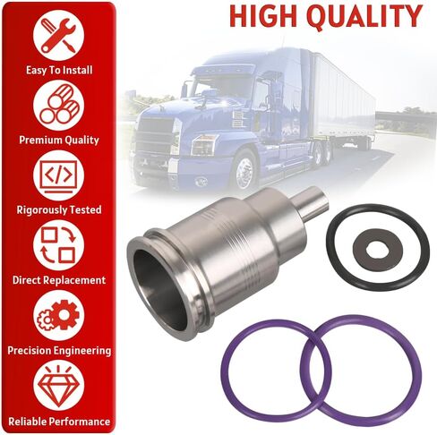 حاقن الوقود الصلب كم كأس مجموعة 6 قطعة لفولفو D11 D13 D16 ، ل MACK MP7 MP8 MP10 w/O حلقة استبدال 21515329 21401136 85137065 7421515329 in Kuwait