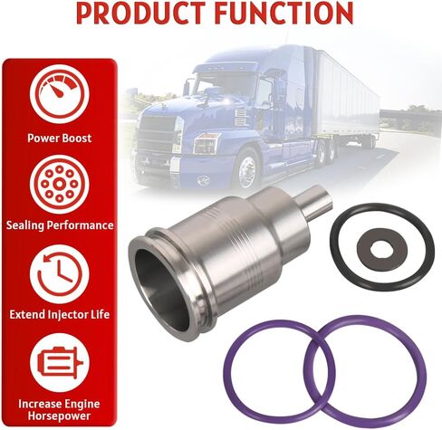 حاقن الوقود الصلب كم كأس مجموعة 6 قطعة لفولفو D11 D13 D16 ، ل MACK MP7 MP8 MP10 w/O حلقة استبدال 21515329 21401136 85137065 7421515329 in Kuwait