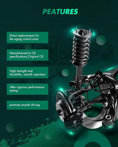 مجموعات زنبركات الدعامات الأمامية الكاملة من SCITOO، دعامات الصدمات، رابط نهاية شريط Sway لـ 2013-2015 لـ Ford Explorer 2.0L، 2016-2018 لـ Ford Explorer 2.3L، 2013-2018 لـ Ford Explorer 3.5L K750393-6PCS in Kuwait