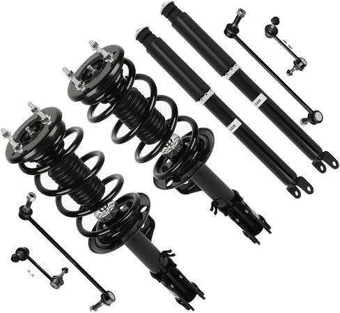 مجموعات زنبركات الدعامات الأمامية الكاملة من SCITOO، دعامات الصدمات، رابط نهاية شريط Sway لـ 2013-2015 لـ Ford Explorer 2.0L، 2016-2018 لـ Ford Explorer 2.3L، 2013-2018 لـ Ford Explorer 3.5L K750393-6PCS in Kuwait