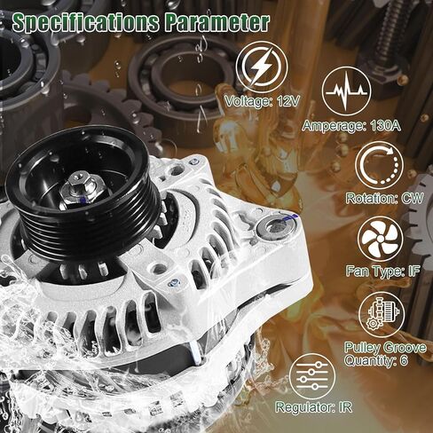 المولد 11573 متوافق مع Honda Pilot 2012-2015، لهوندا أوديسي 2011-2013، لهوندا ريدجلاين 2012-2014 V6 3.5L استبدال مولدات السيارات CSJ24 104210-1240 in Kuwait