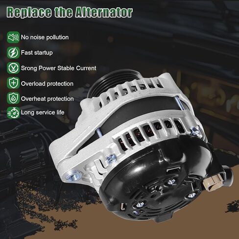 المولد 11573 متوافق مع Honda Pilot 2012-2015، لهوندا أوديسي 2011-2013، لهوندا ريدجلاين 2012-2014 V6 3.5L استبدال مولدات السيارات CSJ24 104210-1240 in Kuwait