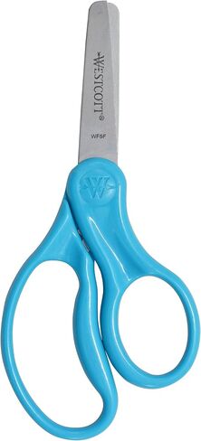 Westcott 5" Hard Handle Kids Scissors, Blunt, Assorted Colors, 2-Pack in Kuwait