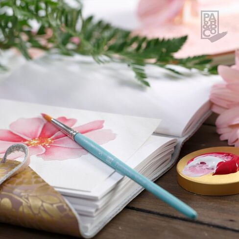 Princeton Select Artiste, Series 3750, Paint Brush for Acrylic, Watercolor and Oil, Filbert Grainer, 1/4 Inch in Kuwait