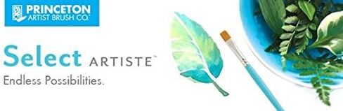 Princeton Select Artiste, Series 3750, Paint Brush for Acrylic, Watercolor and Oil, Filbert Grainer, 1/4 Inch in Kuwait