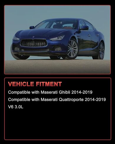 104210-6990 Alternator 200A 12V, Compatible with Maserati Ghibli 2014-2019, Maserati Quattroporte 2014-2019 V6 3.0L in Kuwait