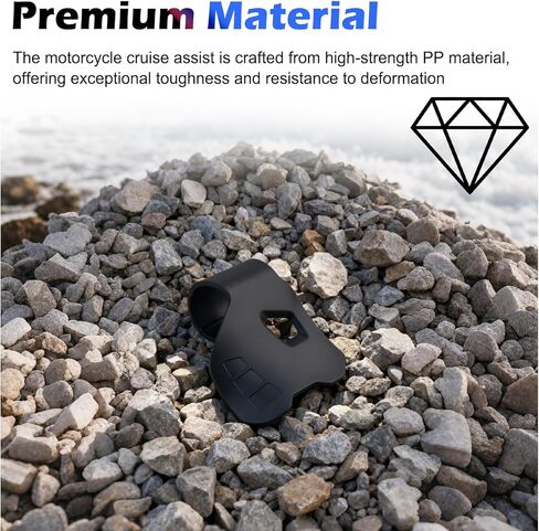 Wrist Motorcycle Cruise Control,Anti-Slip Motorcycle Throttle Assist with 360° Rotation,Universal Grips Handlebar Oil Control Rocker for Electric Bike/Sport Off Road Scooter in Kuwait