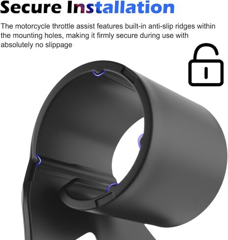 Wrist Motorcycle Cruise Control,Anti-Slip Motorcycle Throttle Assist with 360° Rotation,Universal Grips Handlebar Oil Control Rocker for Electric Bike/Sport Off Road Scooter in Kuwait