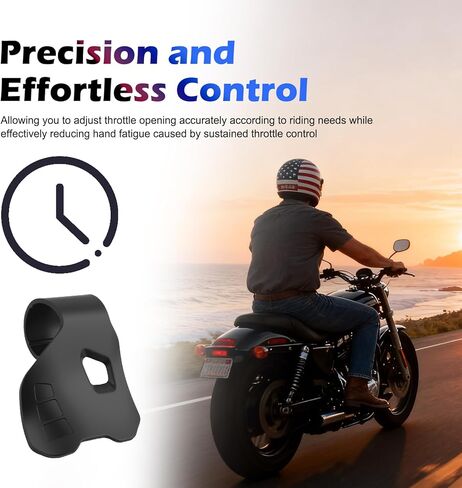 Wrist Motorcycle Cruise Control,Anti-Slip Motorcycle Throttle Assist with 360° Rotation,Universal Grips Handlebar Oil Control Rocker for Electric Bike/Sport Off Road Scooter in Kuwait