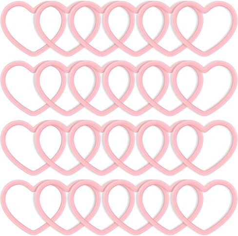 Vinsot 24 Pcs Heart Shaped Bracelets Silicone Heart Bracelets 3 Colors Love Rubber Wristbands Accessories Wedding Party Favors in Kuwait