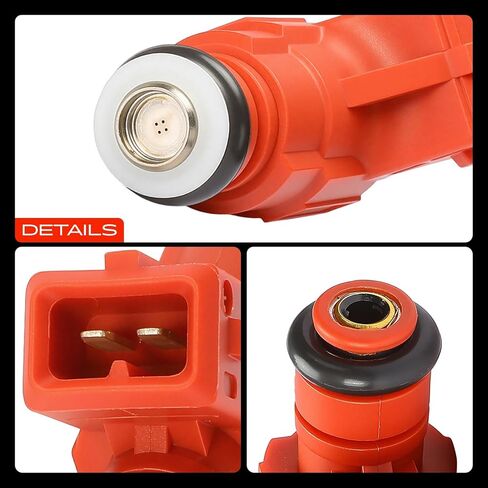 حاقن الوقود A-Premium متوافق مع Mercedes-Benz C240 ​​C320 E320 2001-2005 CLK320 2000-2005 ML320 2001 SLK320 Chrysler Crossfire 2.6L 3.2L، غاز، مجموعة من 6، استبدال # 280156109 in Saudi Arabia