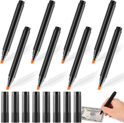 Outus 4 Pieces Counterfeit Bill Detector Marker Pen Counterfeit Money Pen Fake Money Checker Universal False Currency Pen Bills Money Loss Prevention Tester Pocket Size in Saudi Arabia