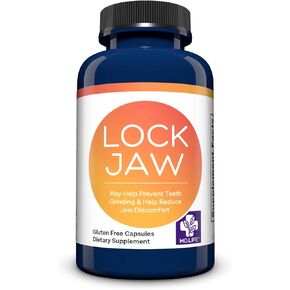 MD.Life Lock Jaw Assistance - من أجل TMJ المستمر - يساعد في توفير مساعدة الفك القفل TMJ تركيبة القوة المزدوجة - 60 كبسولة نباتية مصممة لقفل الفك in Kuwait