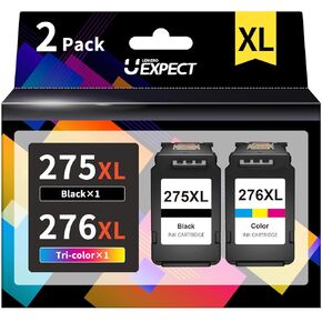 PG-275XL/CL-276XL Remanufactured Ink 275 276 Replacement for Canon 275 and 276 Ink Cartridges Combo Pack Fits for Canon Printer PIXMA TR4720 TR4700 TR4722 TS3522 TS3500 TS3520, 275XL Black 276XL Color in Kuwait