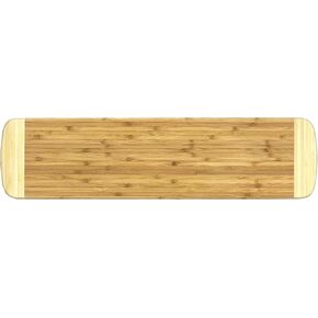 Totally Bamboo Kauai Bamboo Serving & Cutting Board, 14" x 11.5", Natural Two Tone in Kuwait