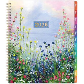 2025 Planner - 2025 Weekly Monthly Planner, Jan. 2025 - Dec. 2025, 9.7" x 7.7" with Tabs, Woodfree Paper, Strong Twin-Wire Binding, Calendar Planner 2025 in Kuwait