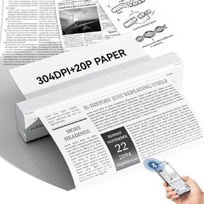 P80 Portable Printer ، Thermal Wireless Bluetooth Printer Support 8.5 "× 11" خطاب الولايات المتحدة والورق الحراري A4 ، الطابعة غير المتوافقة مع iOS ، Android Phone ، أجهزة الكمبيوتر المحمولة (Green 300DPI) in Kuwait