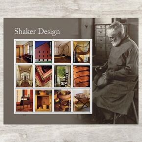 Shaker Design 2024 (Sheet of 12) First-Class Mail Forever Postage Stamps in Kuwait