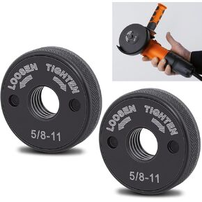 5Pcs Angle Grinder Spanner Wrench, Angle Grinder Tool Lock-nut Wrench Grinder Flange Nut Compatible With Milwaukee Dewalt 193465-4 Bosch Black Decker Ryobi 4.5" 5" 5/8-11 Parts in Kuwait