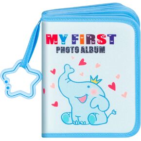 Baby Photo Book Holds 21 4x6 Photos, My First Photo Book for Baby or Toddlers,Baby Photo Album Soft Cloth Family Book, Cute Book Gift for Babies Shower Newborns Family Photos (Purple) in Kuwait