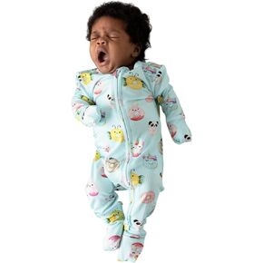 Posh Peanut Convertible Baby Sleepers - Footless Baby Pajamas with 2 Way Zipper for Easy Diaper Changes (2 Years) Safari Animals in Kuwait