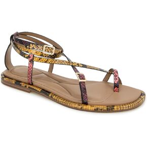 Kenneth Cole New York Women's Paros Flat Sandal ، Tan ، 7 in Kuwait