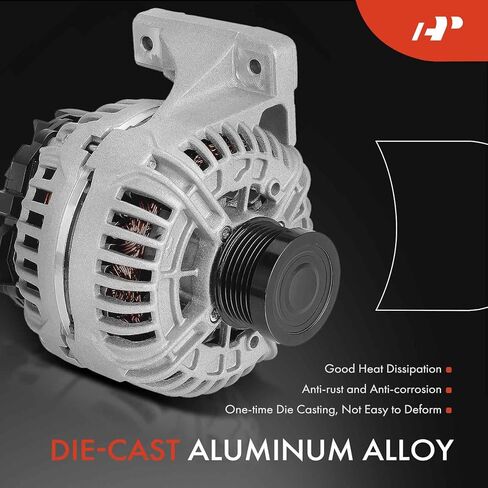 A-Premium Alternator Compatible with Volvo XC90 2004-2005 2.9L, 12V 160A 6-Groove Pulley Counterclockwise, Replace# 0124625025, 30658086 in Saudi Arabia