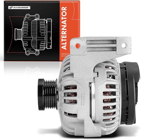 A-Premium Alternator Compatible with Volvo XC90 2004-2005 2.9L, 12V 160A 6-Groove Pulley Counterclockwise, Replace# 0124625025, 30658086 in Saudi Arabia