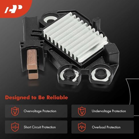 A-Premium Alternator Voltage Regulator Compatible with Porsche Cayenne 2011-2018 & Volkswagen Touareg 2013-2017, 3.0L 3.6L, 14.30V B-Circuit 14.30 Vset in Saudi Arabia