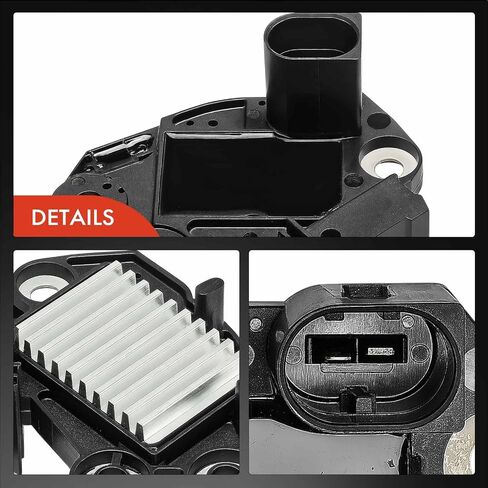 A-Premium Alternator Voltage Regulator Compatible with Porsche Cayenne 2011-2018 & Volkswagen Touareg 2013-2017, 3.0L 3.6L, 14.30V B-Circuit 14.30 Vset in Saudi Arabia