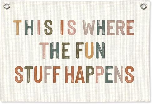 You Can Do Hard Things Wall Art Inspirational Classroom Wall Hanging Canvas Banner Prints, Motivational Positive Decor for Kids Room Bedroom Playroom, 30x20 Inch in Saudi Arabia