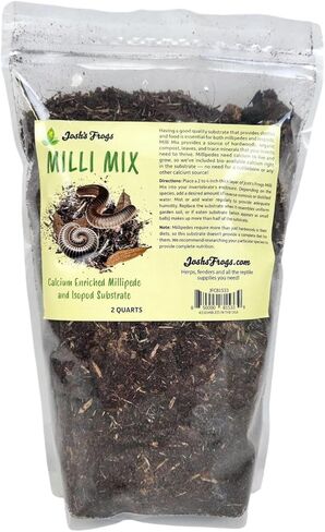 Josh's Frogs Milli Mix Calcium Enriched Millipede and Isopod Substrate (10 Quarts) in Kuwait