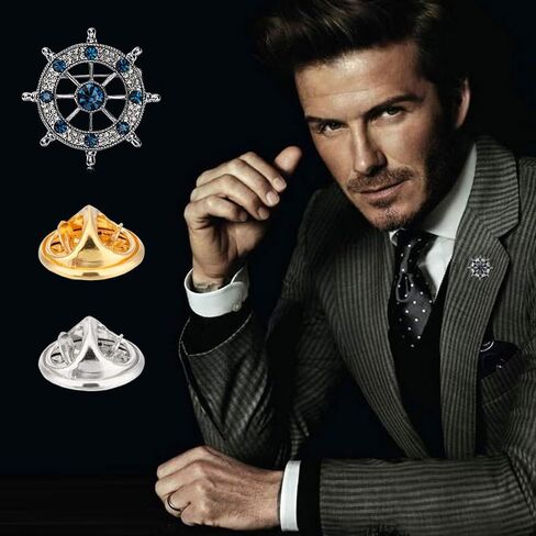 YuCool 120 Pairs Butterfly Clutch Pin Backs for Crafts - Nickel-Plated Brass Tie Tacks, Jewelry & Badge Making Kit (60 Silver + 60 Gold) | 8mm x 4mm Durable Metal Clasps in Kuwait