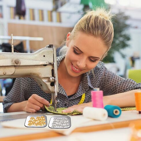 YuCool 120 Pairs Butterfly Clutch Pin Backs for Crafts - Nickel-Plated Brass Tie Tacks, Jewelry & Badge Making Kit (60 Silver + 60 Gold) | 8mm x 4mm Durable Metal Clasps in Kuwait