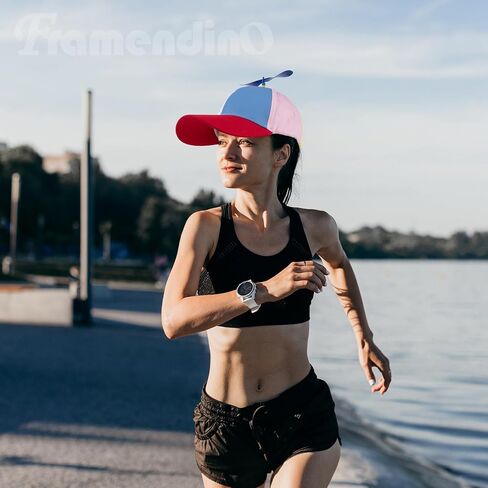 Framendino, Rainbow Propeller Hats Detachable Helicopter Top Hats Hat Baseball Cap with Bow Tie Plastic Dragonflies for Adult in Saudi Arabia