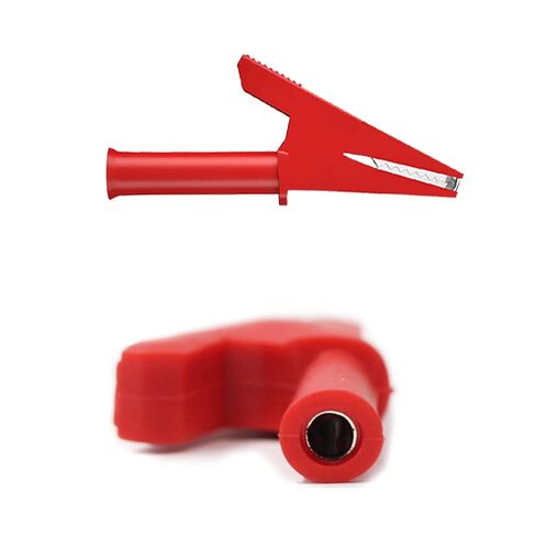 TALLSOCNE 5pcs 4mm  Stackable  Banana to Banana Plug Test Cable Lead Set,10pcs 4mm Socket Banana Jack Copper  Alligator Clips, for Multimeter Leads, Electrical Test Leads 1000V/ Max 19A  in Kuwait