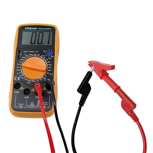 TALLSOCNE 5pcs 4mm  Stackable  Banana to Banana Plug Test Cable Lead Set,10pcs 4mm Socket Banana Jack Copper  Alligator Clips, for Multimeter Leads, Electrical Test Leads 1000V/ Max 19A  in Kuwait