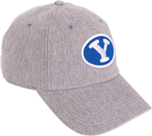 Desert Cactus BYU Brigham Young University University Baseball Hat Cougars Cougs Brimmed Embroirderd Hats Cap Adjustable Cloth Strap Adult (Style B1) White in Saudi Arabia