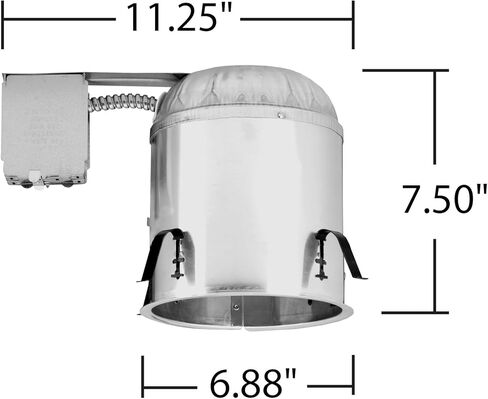 غلاف إضاءة NICOR مقاس 6 بوصة لتطبيقات إعادة التشكيل، محكم الغلق (17003AR) in Kuwait