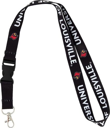 Desert Cactus University of Louisville Lanyard Car Keys ID Badge Holder Keychain Detachable Breakaway Snap Buckle (Red) in Saudi Arabia