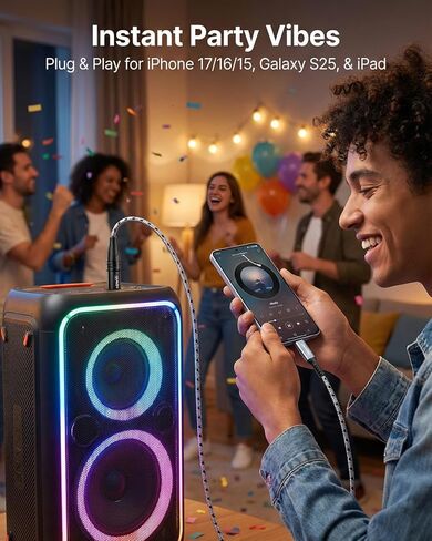 كابل SNANSHI USB C إلى XLR بطول 6.6 قدم، كابل إخراج ذكر USB من النوع C إلى XLR لمكبر الصوت ومكبر الصوت ووحدة التحكم في الخلاط، إلخ in Kuwait